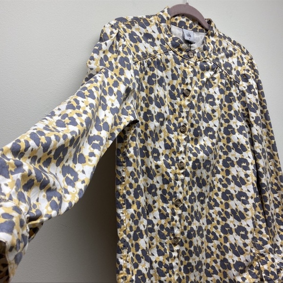 NWT Cabi | The Dreamer Providence Shirt Jacket in Safari Print 5854 M - Picture 11 of 14